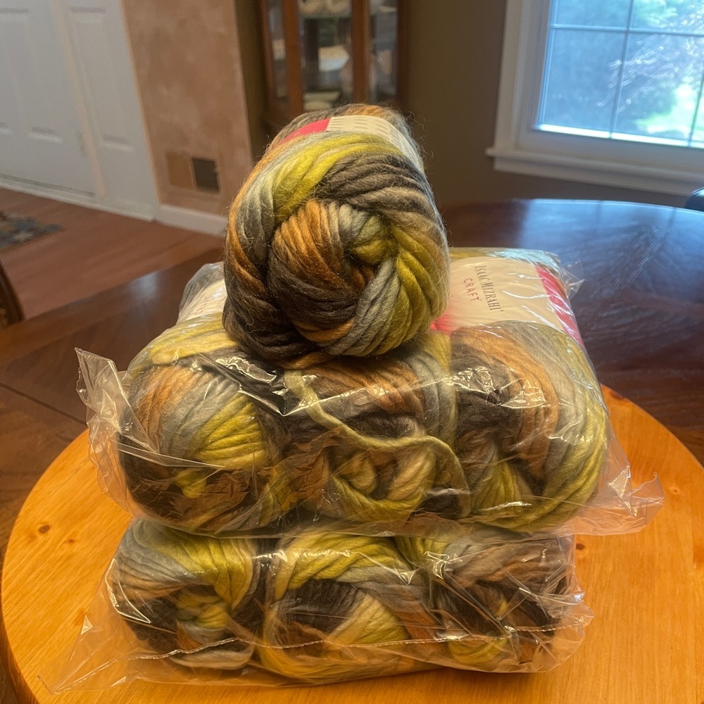 7 skeins of yarn